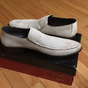 MENS Toque White Rustic Shoes